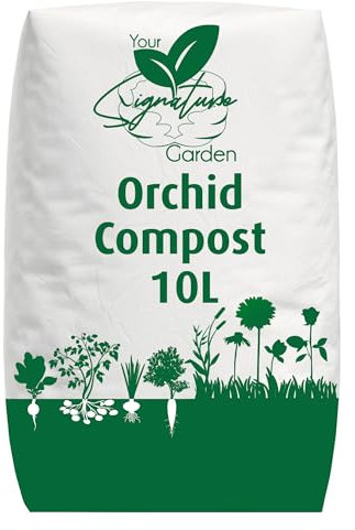 Laeto Your Signature Garden Orchid Compost For Outdoor Plants and Indoor | Specially Formulated Orchid Potting Mix Compost For Successful Feeding And Growth - 10 Litre Bag