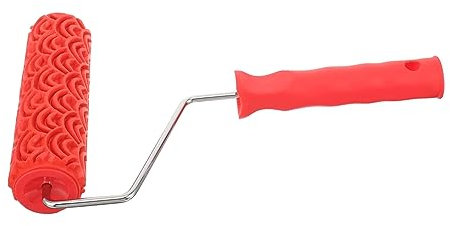 Housoutil Prägemuster Farbroller Aus Flexiblem Gummi Langlebige Strukturrolle Für Wandfarbe Und Putz Vielseitig Einsetzbar Bei Kunstfarben Und Raumdekoration