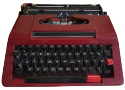 Schreibmaschine Handbuch Tragbare Reise Vintage Stil Schreibmaschine Idee Textverarbeitung (A)