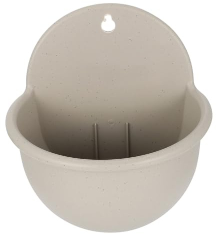 SUPVOX Vaso da Parete in Plastica Pp Resina Stile Simulato Ceramica, Leggero e Facile da Appendere per Decorazione Murale e Piante da Fiore