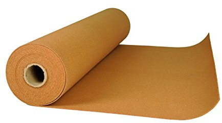 Rollenkork in verschiedenen Maßen und Stärken Kork Rolle Trittschalldämmung Dämmunterlage (Rollenkork 2 mm stark 1 x 30 m)