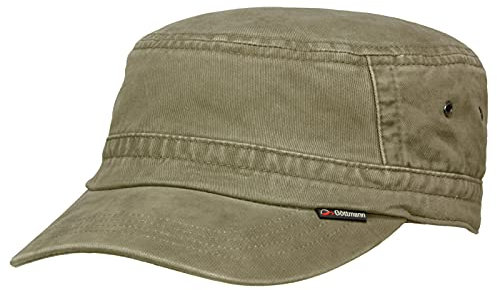 Göttmann Santiago Army Cap mit UV-Schutz aus Baumwolle - Khaki (75) - 57 cm