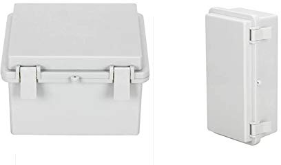 Electrical Junction Box IP65 Connector External Plastic Case Enclosure Power Waterproof Cable Connector Electrical Enclosure Case(1Pcs - 150x150x90mm)