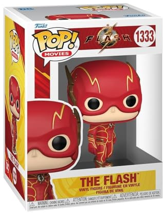 Funko Pop! Movies: DC - The Flash - Roter Blitz - DC Comics - Vinyl-Sammelfigur - Geschenkidee - Offizielle Handelswaren - Spielzeug Für Kinder und Erwachsene - Comic Books Fans