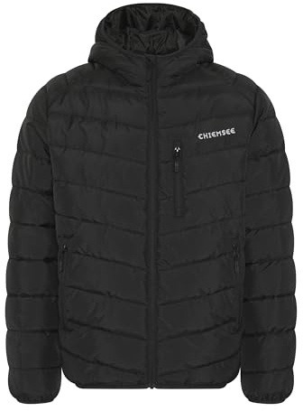 Chiemsee Steppjacke Herren 2 Farben S-3XL I Kapuze I ohne Daunen | Übergangsjacke für Frühling I Seiten- und Brusttasche I Logo-Print I Regular Fit