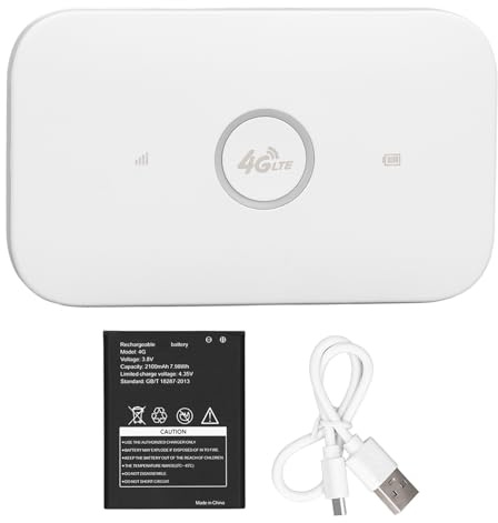 4G LTE Mobiler Hotspot-Router | 300 Mbit/s Tragbares Pocket-WiFi-Modem-Router-Gerät | Unterstützt 10 Benutzer mit SIM-Kartensteckplatz für Reisen, Geschäftsreisen | Reise Netzwerk