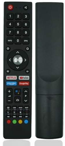 Replacement IR Remote Control Compatible for JVC RM-C3367 LT-50KC508 50 Smart 4K UHD Android TV (No Voice Function)