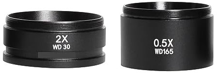 0,5X 0,7X 1,0X 2,0X Hilfs Objekte Objektiv Mikroskop Kamera Objektiv for Trinokular Stereo Zoom Mikroskop objektiv Weit verbreitetes Werkzeug(2.0X 0.5X)
