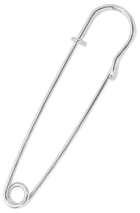 Sicherheitsnadeln Groß, 30 Stück Kilt Sicherheitsnadeln, 50 mm Rostfreier Stahl Heavy Duty Sicherheitsnadel, Starke Sicherheitsnadeln für Decken, Strickzeug