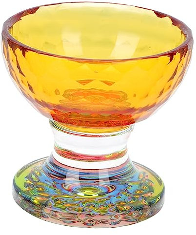 TOVINANNA Essential Oil Mixing Bowl Crystal Cup for Salon Masks Aromatherapy DIY Facial Mask Bowl Beauty Supply Tool Non-Toxic Glass