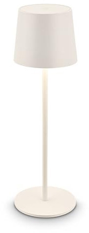 Briloner - Lampada da tavolo a LED senza fili IP44 con touch, dimmerabile, batteria ricaricabile, USBC, lampada da scrivania senza fili, lampada da comodino ricaricabile, 11x33 cm, bianco