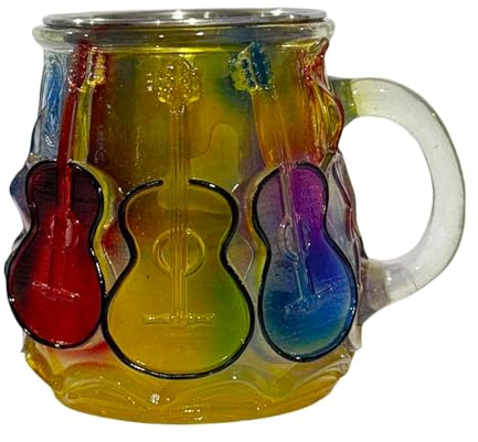 Tazze a forma di chitarra per musicisti, novità a tema musicale, collezione viaggio chitarrista, regalo di Natale, pensionamento, casa, compleanno, quotidiano, da collezione, da tè e caffè e