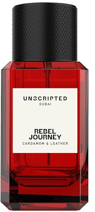 Unscripted Rebel Journey - Bold and Unique Perfume for Men - Long-Lasting Men Perfume with Violet, Leather and Woody Notes for Free Spirits - 1.7 oz