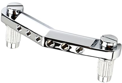 Abaodam Metall-sattelbrückenteil Gitarren-steg Gitarren-stegsattel Saitenhalter Gitarre Ersatzteile Für Gitarren-instrumenten Gitarren-teile Für Akustik Und Konzertgitarren