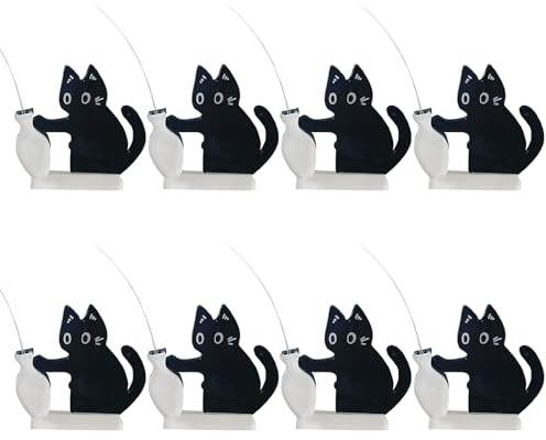 8 Stück Magnet Katze Schnurrhaare Aufbewahren Mini Vasen Magnete Kühlschrank Katzen Schnurrhaare Aufbewahrung Magnetische Vasen Magnet Vase Für Kühlschrank Niedlich Schreibtisch- Und Wanddekorationen