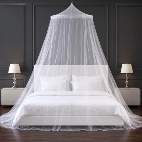 Moskitonetz Bett für Doppelbett,0.6 * 2.5 * 9m Moskitonetz Feinmaschiges