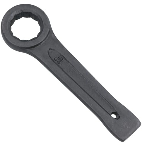 AB Tools 30mm Slogging Box End Striking Ring Wrench Spanner Bi-Hex 12 Sided Metric