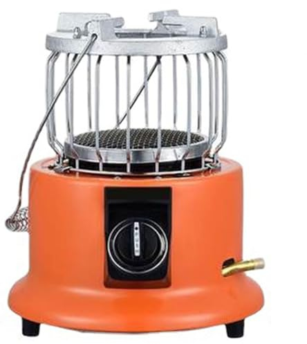 DECORN Chauffage et Poêle Au Propane Portatif 2 en 1 - Cuisinière à Gaz de Camping en Plein Air Chauffage de Tente de Camping pour La Pêche sur Glace, Randonnée, Chasse, Survie d'urgence