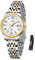Taxau Armbanduhren Edelstahl Einfach Klein Zifferblatt - Damenuhr mit Datum Wasserdicht - Klassisch Uhr Damen Quarzuhr Gold Silber Womens Watch