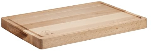 Tagliere Legno, Made in Italy, Tagliere da Cucina per Tagliare e Servire Pane, Frutta, Verdura, Formaggi, Antipasti, con Bordo Profondo BISETTI