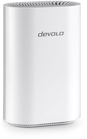 devolo WiFi 7 Mesh BE6500 Erweiterung, Highspeed Mesh-WLAN-System, WLAN-Verstärker, bis zu 6.500 Mbit/s, 2,5 Gbit/s-LAN-Anschluss, weiß