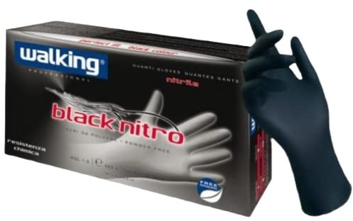 Guanti nitrile Black Nitro L 100 pz
