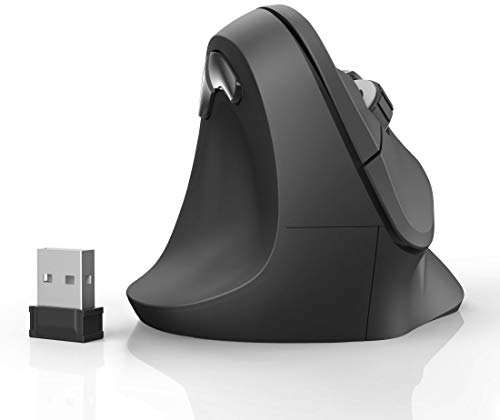 Hama Vertical, Ergonomic EMW-500L Left-handed Mouse | Wireless | Black
