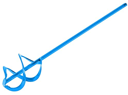 Toolty Helix Mixing Paddle 70 x 400 x 8mm - HEX - Painted Mixer, Whisk, Stirrer -2-Blade - for Plaster, Gypsum, Adheives, Concrete, Cement, Glue, Paint, DIY - TLTY-1600