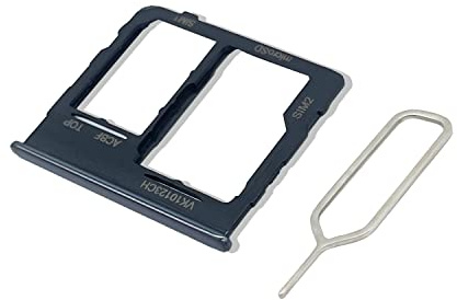 Eonpam Tiroir Carte SIM pour (Samsung Galaxy A32 5G) Support Qualité d'origine Remplacement Plateau Memory SD Slot Carte SIM avec Aiguille SIM(Noir)