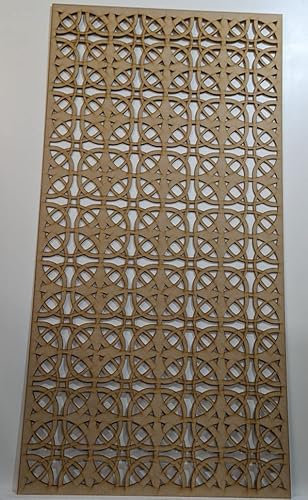 LaserKris Dekoratives Sichtschutzgitter für Heizkörper, 6 mm dick, MDF-Platte (1200 x 610 mm), GSP6-Muster