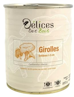 Girolle petite (1 à 3cm) - Boîte 850g