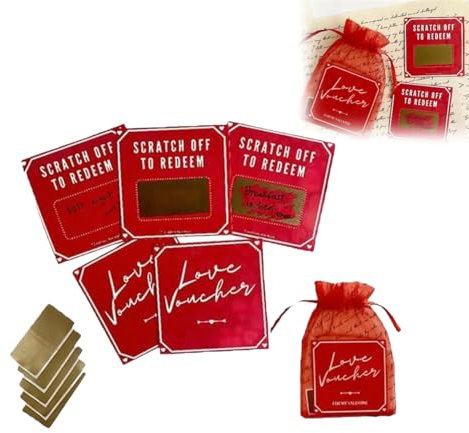 Personalisierte Rubbel-Gutscheine, selbstgemachte Rubbelgutscheine, Paare, Datumskarten, romantische Liebesgutscheine, Valentinstagskarte, Datumsnacht, Liebesnotizen, Rubbelkarten (1 Set A)