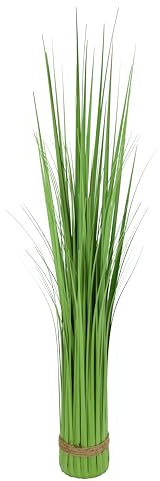 Künstliches Gras Grasbündel Grasbund Blütengrasbund Deko Bund stehend Stehgras Dekogras Kunstgras Pflanzen Ziergras Grasbusch Grasarrangement Gräser Kunstpflanzen Blumen Bündel, 90 cm