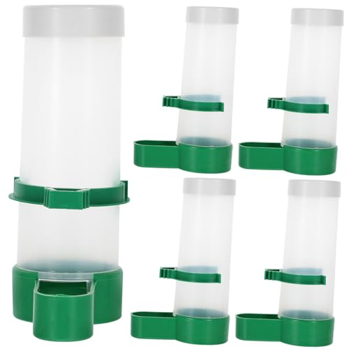 Mipcase Professional Bird Feeder 5pcs Automatic Feeding Machine Plastic -Scatter Bird Feeding Bowl Easy to Refill Random Style