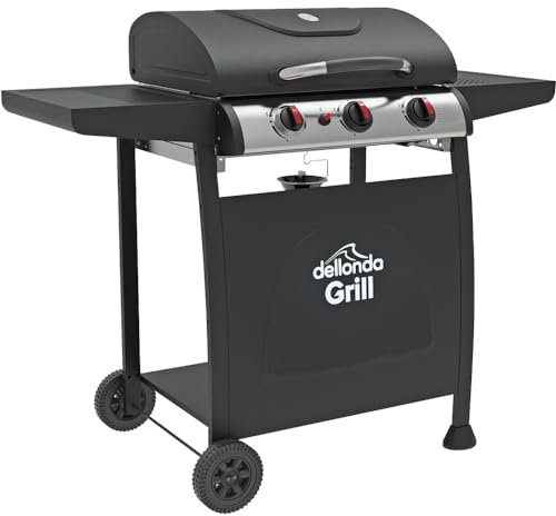 3 brännare gas grill och tändning – bärbar trädgårdsmatlagning – lätt att rengöra hink