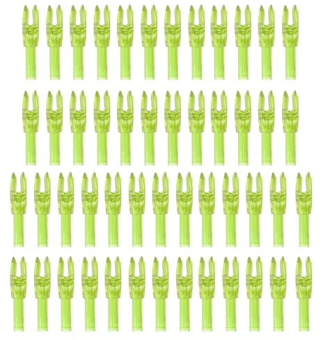 PATIKIL 50 Pièces Encoches de Flèche d'Archerie 4,2 mm 0,165 Jaune