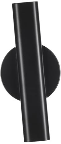 Wandmontierte Metallvase, Schwarze Nordische Blumenröhre