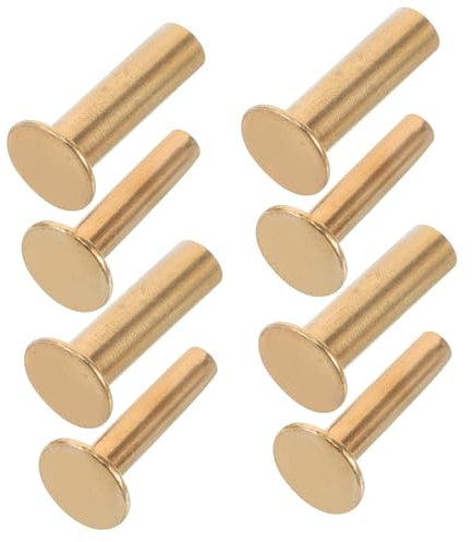 MAGICLULU 4-teiliges Set Kupfernieten Griffnieten Set Zur Herstellung Von Metallbefestigungen Für Holzgriffe Restaurierungswerkzeug