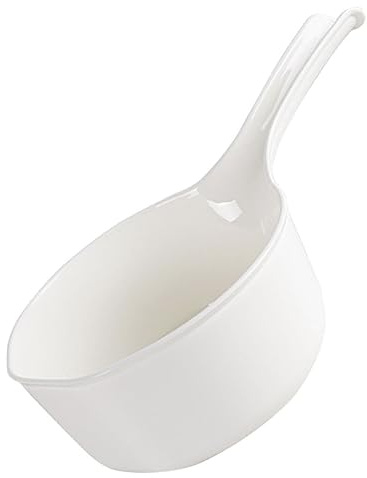 Wasserschöpfkelle aus Kunststoff, 1 Stück, für Badezimmer und Sauna | Handlich im Alltag, Platzsparend Verstaubar, Glatte Oberfläche, zum Aufbewahren von Wasser im Haushalt