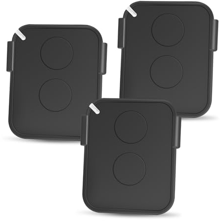 Telecomando Cancello compatibili ON2E - Trasmettitore a 2 canali a 433,92 MHz - Codice rolling sicuro - Portata fino a 200 m - Compatibile con ricevitori automatici (3PCS)