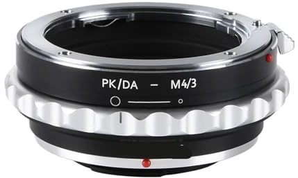 Kompatibel mit Pentax PK DA M4/3 Objektiv-Mount-Adapter | Micro Four Thirds, MFT, DSLR, Kameras, Gehäuse