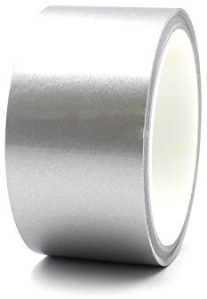 Finest Folia 10 Meter (0,79€/Meter) Zierstreifen Auto Motorrad Boot Modellbau Farbauswahl Dekorstreifen Seitenstreifen Klebestreifen (Silber, 30mm Breite)