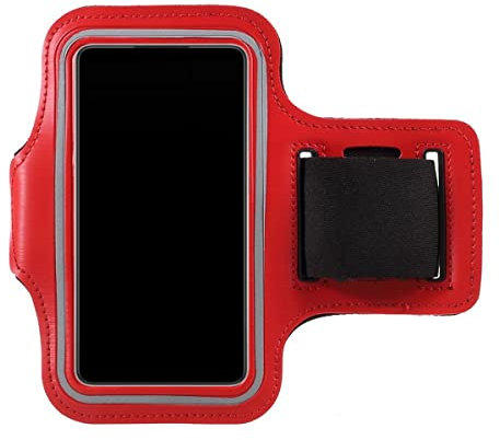 CoverKingz Brassard de Sport Universel 5,9-6,5 Pouces - - Brassard pour Smartphone, Accessoire de Sport avec Poche pour Les clés - Accessoire Sport, Brassard téléphone Portable Rouge