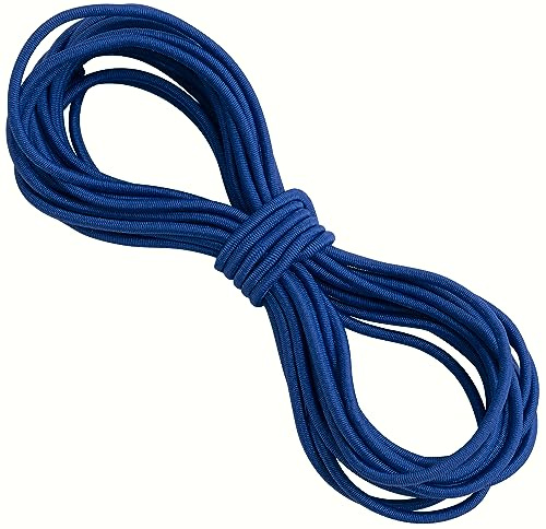 AERZETIX - C67780 - Cordón elástico Redondo 5 Metros - diámetro 2.5mm - Color Azul