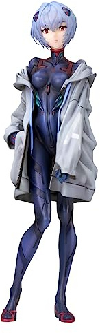 Zhongkaihua Figurine Ayanami Rei en PVC de 22 cm - Costume de combat Ayanami Rei - Figurine d'anime - Décoration de bureau - Cadeaux de collection