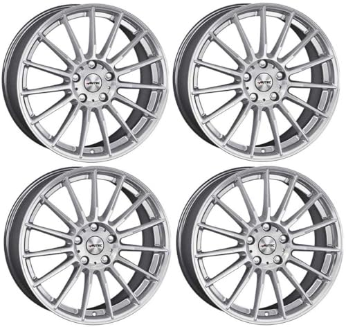 4x AUTEC Felgen Alufelgen LAMERA 8.0x19 ET30 5x112 Hyper Silber kompatibel mit VW Arteon Passat Tiguan Golf VII Beetle Scirocco Tiguan Allspace