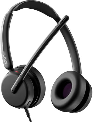 EPOS Impact 460 - Doppelseitiges On-Ear USB-C & USB-A kabelgebundenes Headset mit Noise-Cancelling-Mikrofon, Plug-and-Play, hochwertiger Sound, Bequeme, für Büro, Home-Office & Business-Kommunikation