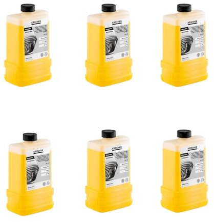 SOS - Juego de 6 botellas protectoras de máquina PressurePro Advance RM110 1L para limpiador de vapor KÄRCHER 6.295.625.0, 62956250