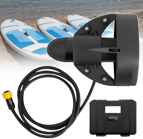 lilishangmao Motor De Empuje para Tabla De Paddle Surf con Aleta Eléctrica, para Tabla De Surf Sup, Kayak De Surf, Propulsor con Control Remoto, para Avanzar O Detener, Autonomía Máxima De 2 H 288W