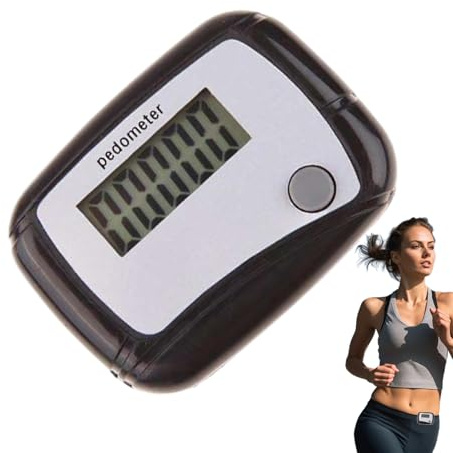 Pedometer for Elderly - Portable Sports Step Counting Device - 3D Step Counters with Precision - for Sports, Hiking, Running, Training, Travel and Training